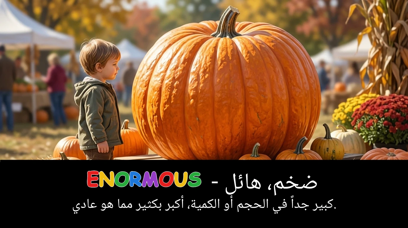 Arabic Illustration for enormous
